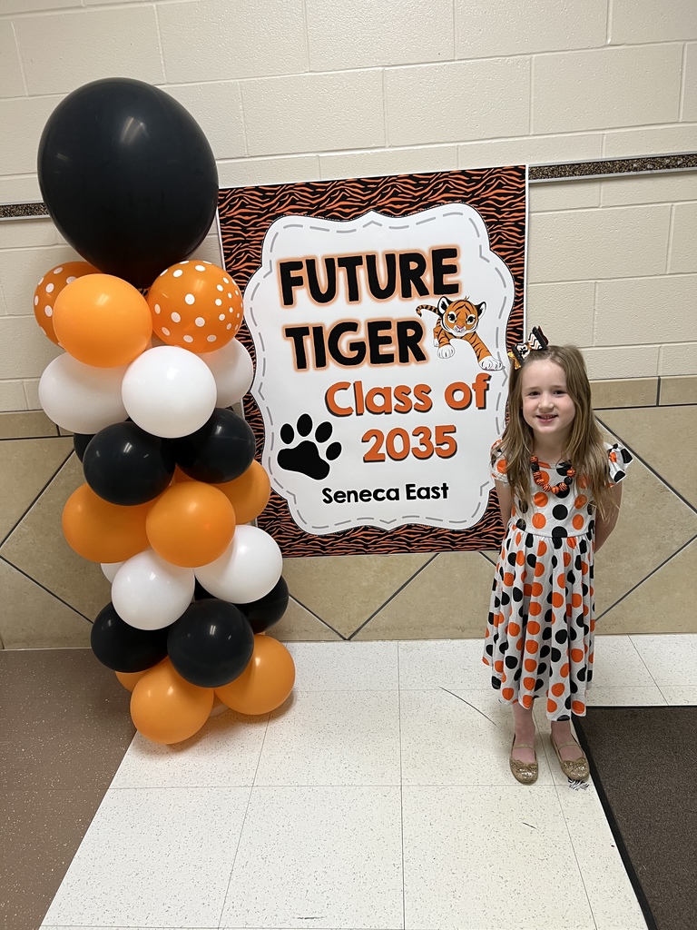 Seneca East welcomes Kinsley Kidwell to the Class of 2035!