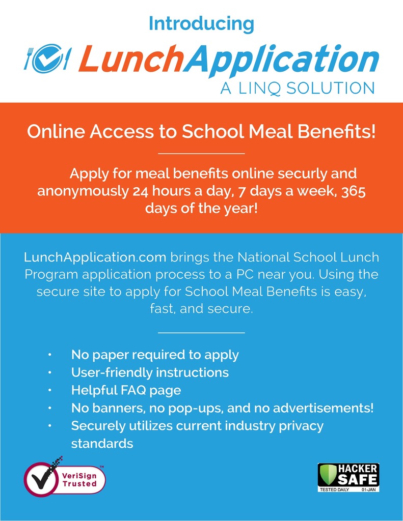 Lunch Application Flyer